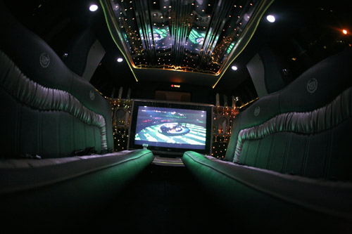 New Jersey  Escalade Limo Interior