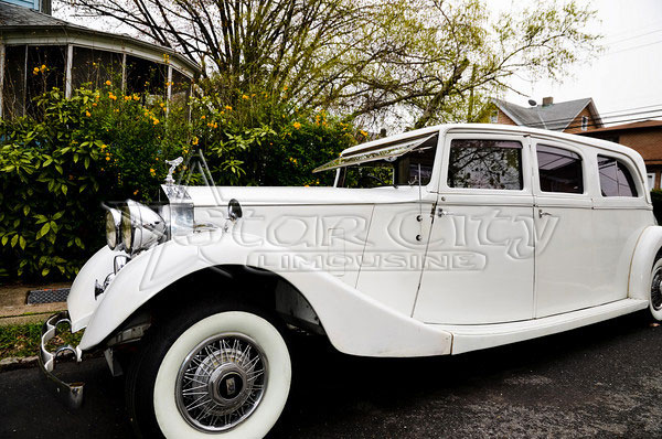 NY Rolls Royce Convertible Limousine for Wedding