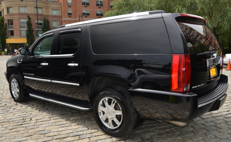 NYC Escalade Limousine Exterior